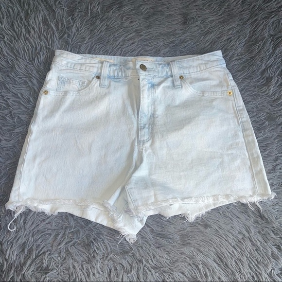 Universal Thread Vintage Midi Shorts Blue- Distressed - Picture 1 of 7